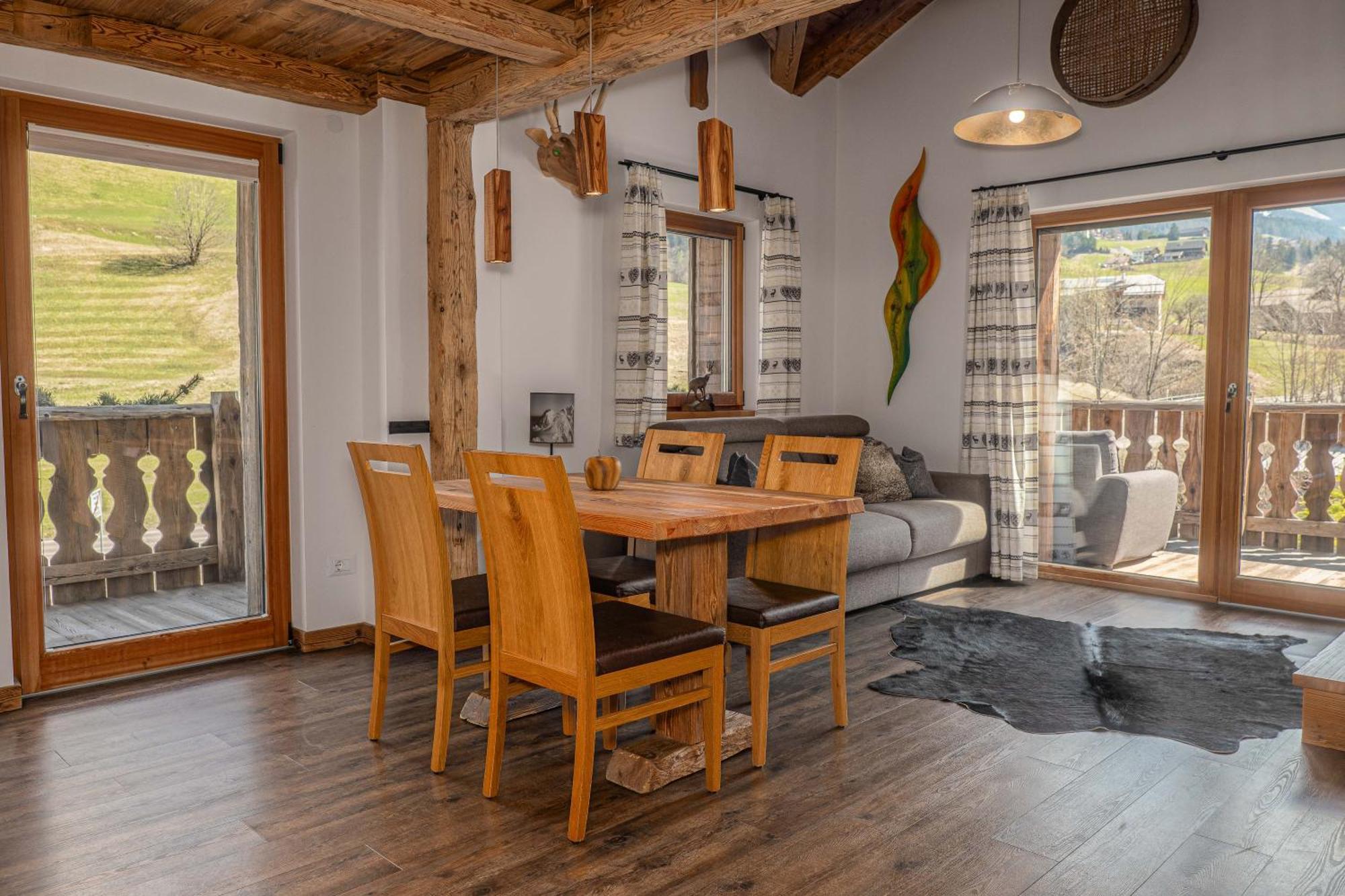 Alpine Mountain Chalet San Vigilio Di Marebbe Luaran gambar